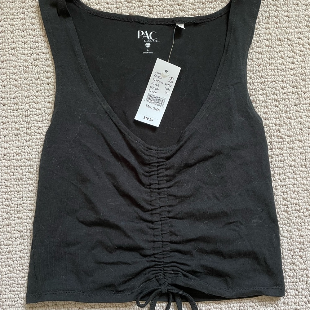 PacSun Black Crop Top